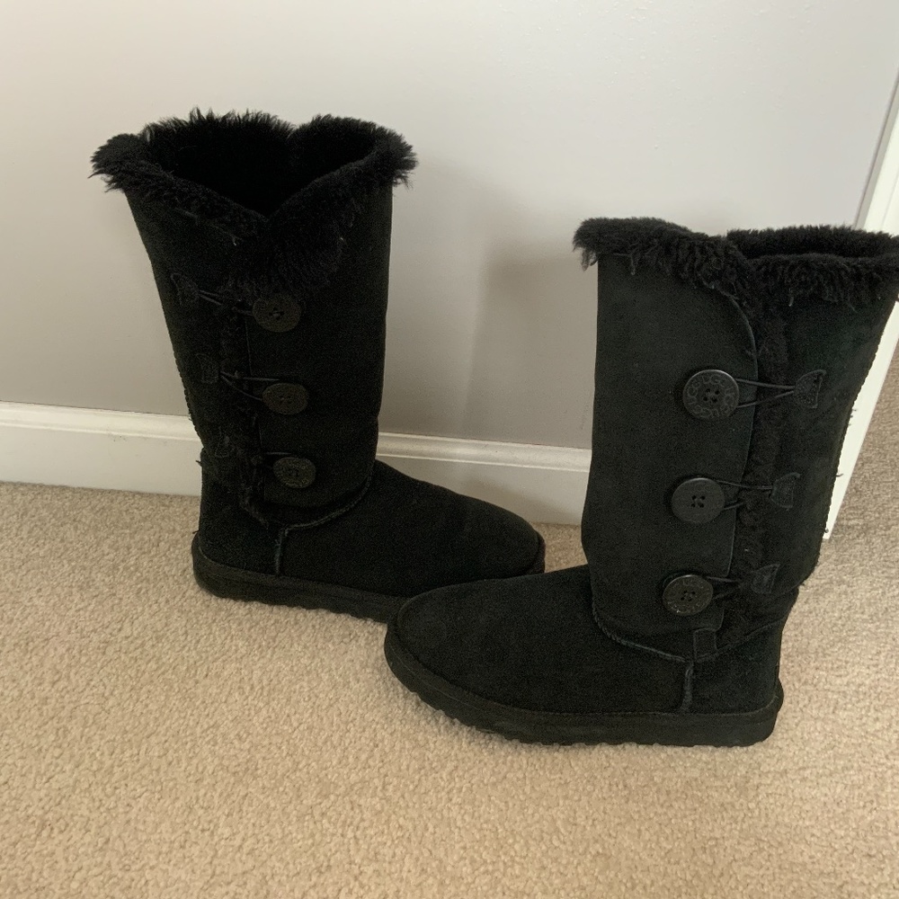 Ugg tall triple button boots